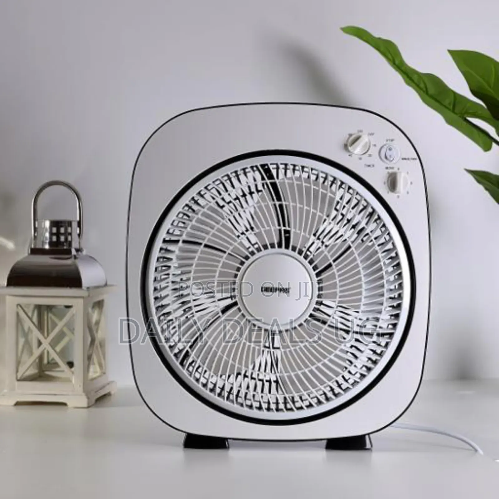 Personal Desk Fan With 45 W Powerful Copper Motor Geepas Gf926