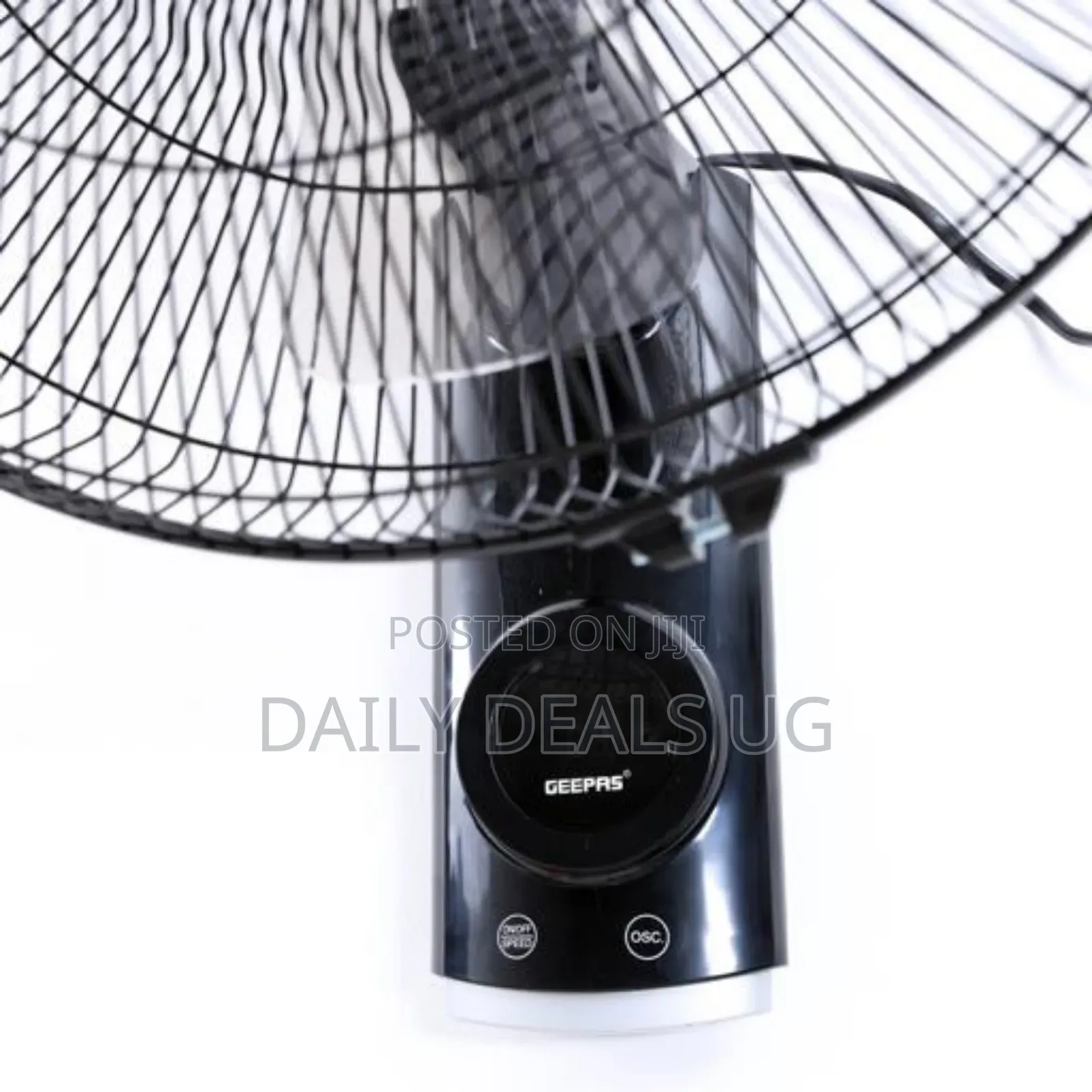 Geepas 16-Inch Wall Fan 60w -3 Speed Settings