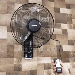 Geepas 16-Inch Wall Fan 60w -3 Speed Settings