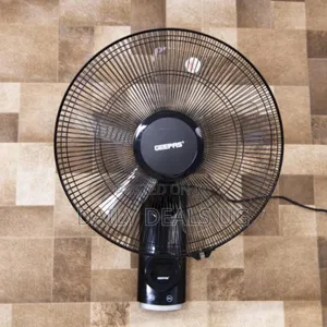 Geepas 16-Inch Wall Fan 60w -3 Speed Settings