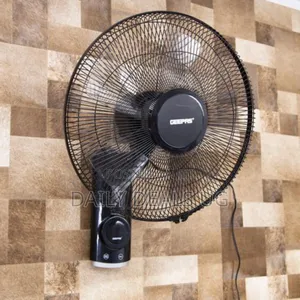 Geepas 16-Inch Wall Fan 60w -3 Speed Settings