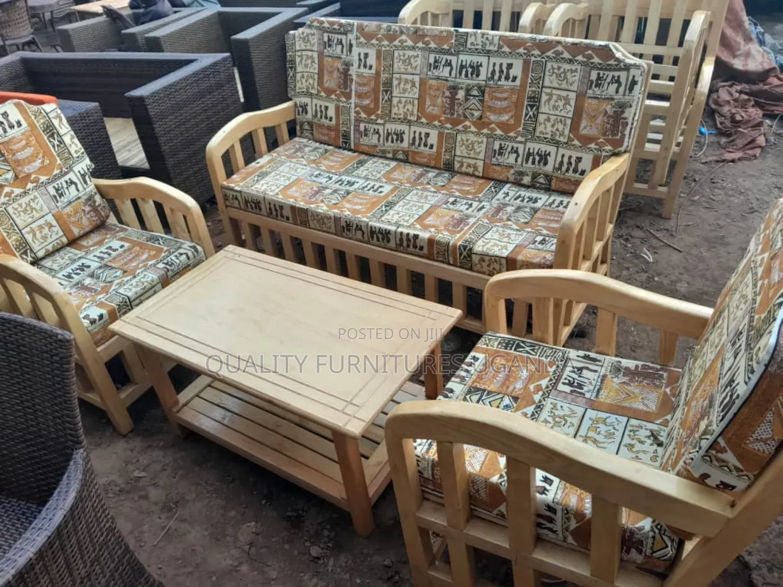 5 Sitter Fabric Johnson Chairs