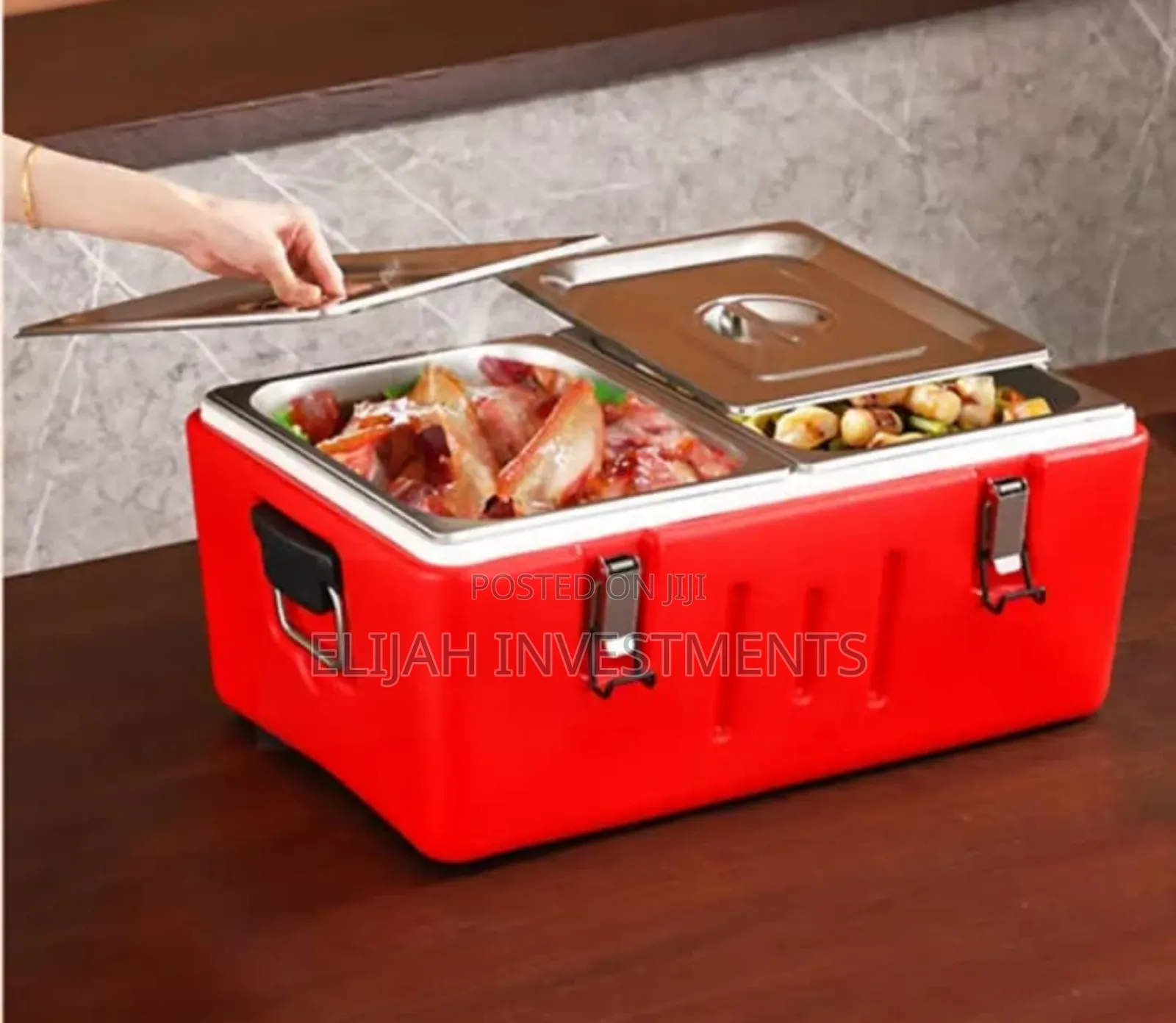 Large Stainless Steel Hot Food Storage Container