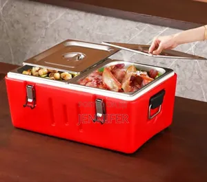 Large Stainless Steel Hot Food Storage Container, Thermal