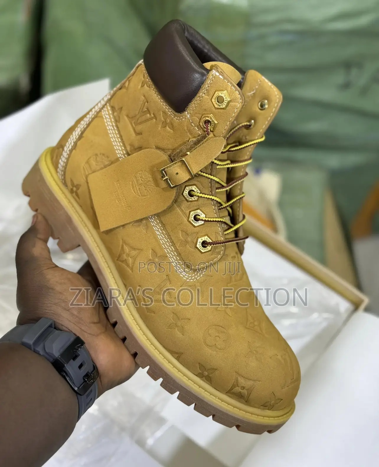 Authentic Timberland Luis Vuitton Boots