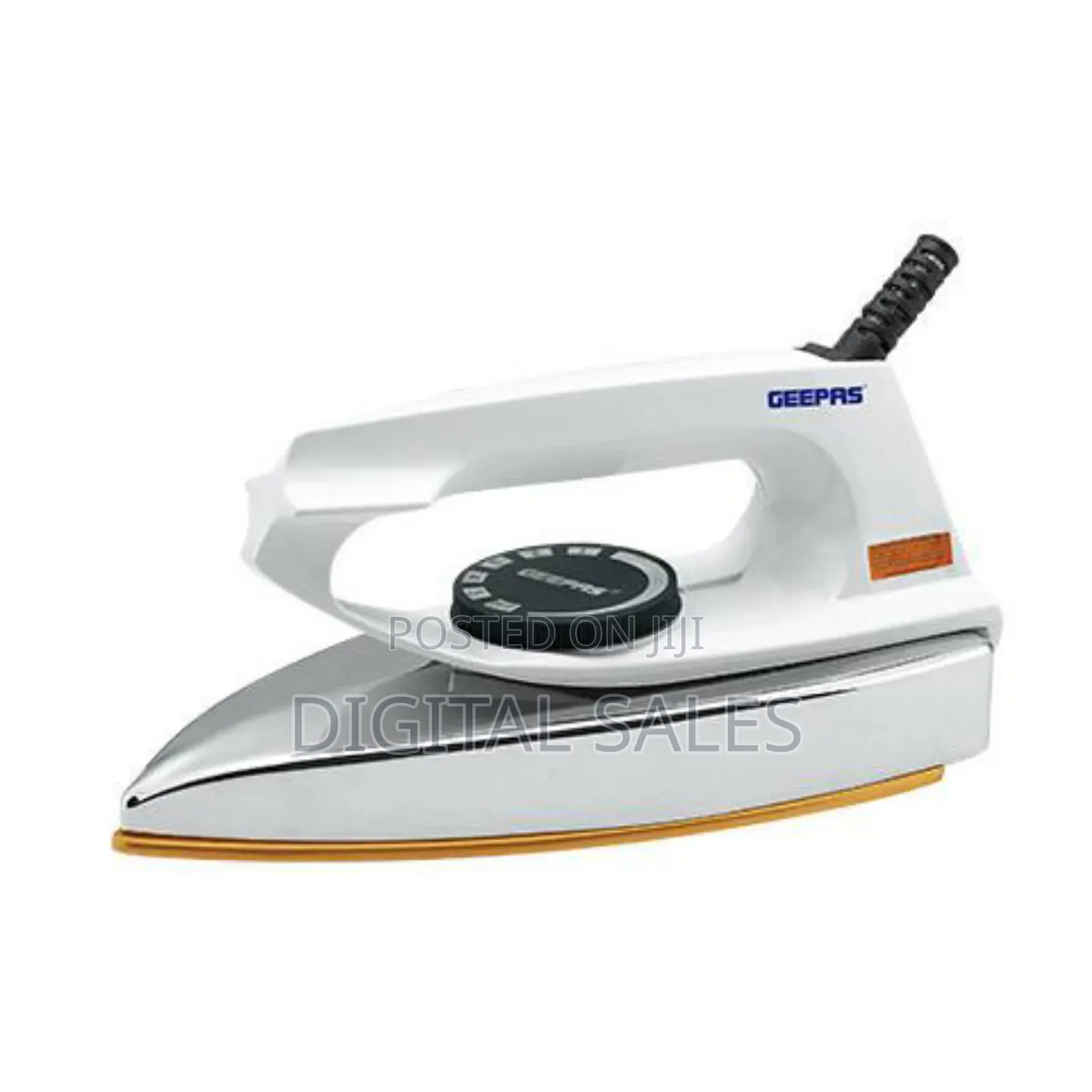 Geepas Gdi7729 Dry Iron With Non-Stickteflon Coated Plate