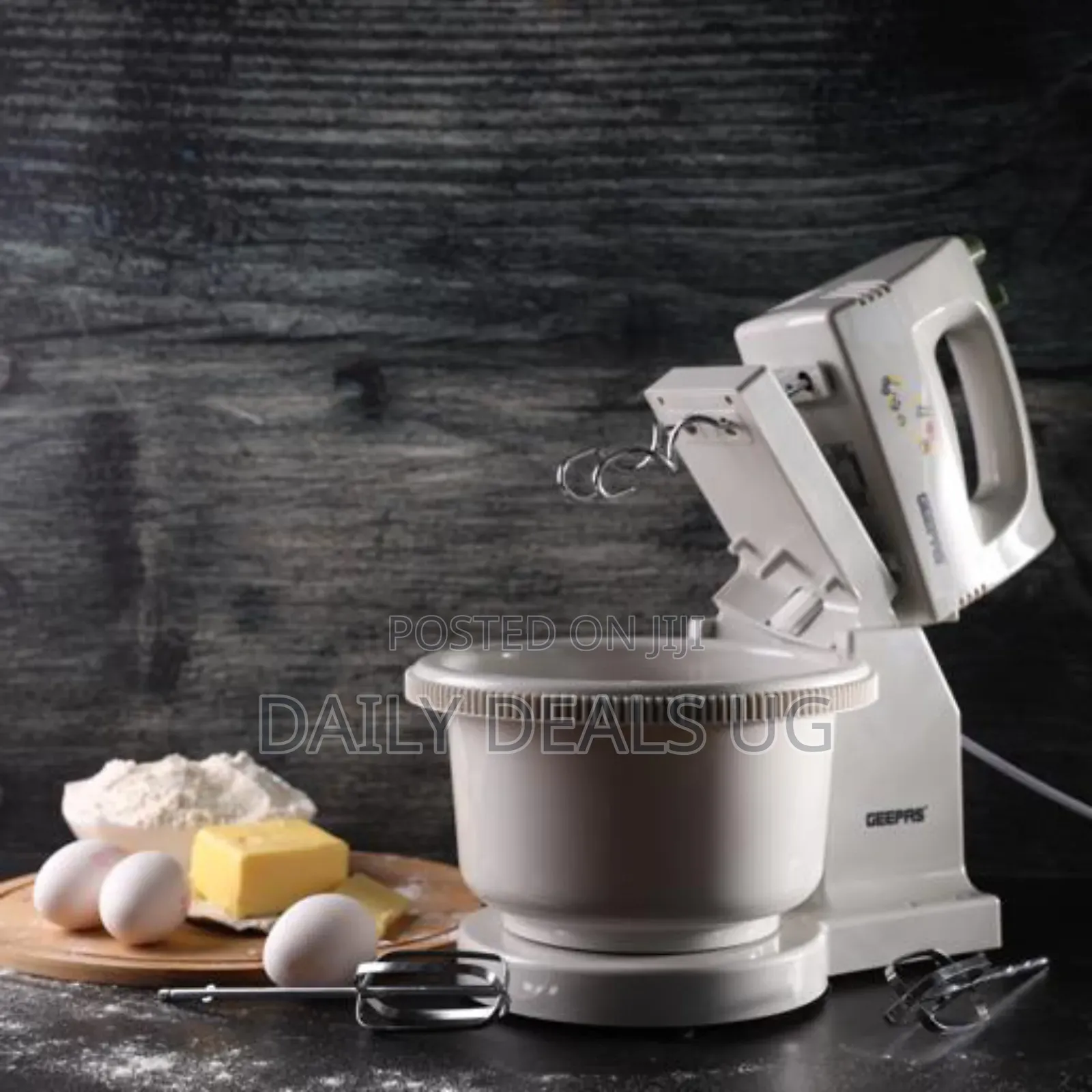 Geepas 250w Hand Mixer With Stand Bowl