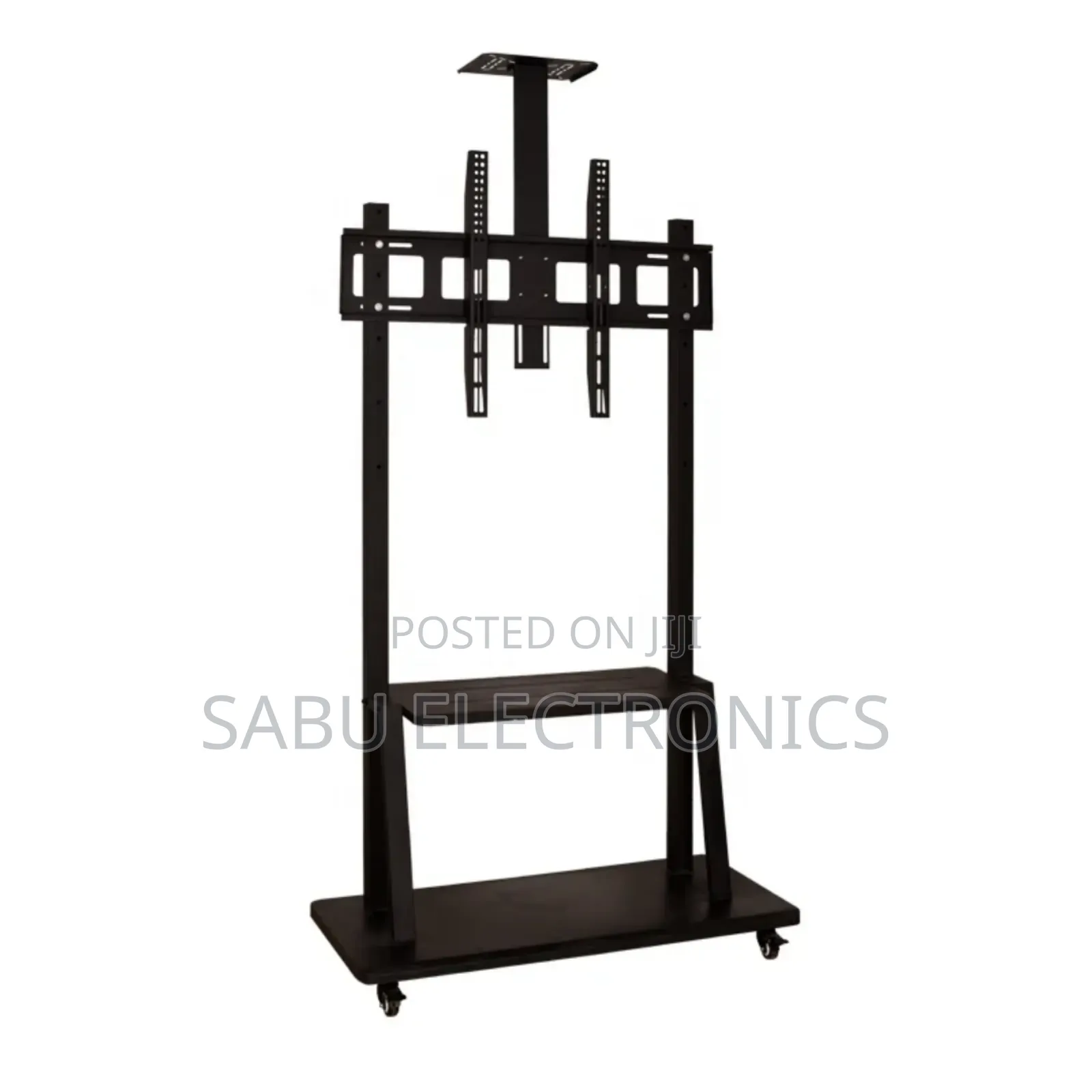 Heavy Duty Adjustable Mobile Tv Stand Trolley for 32–100 Inch Screens