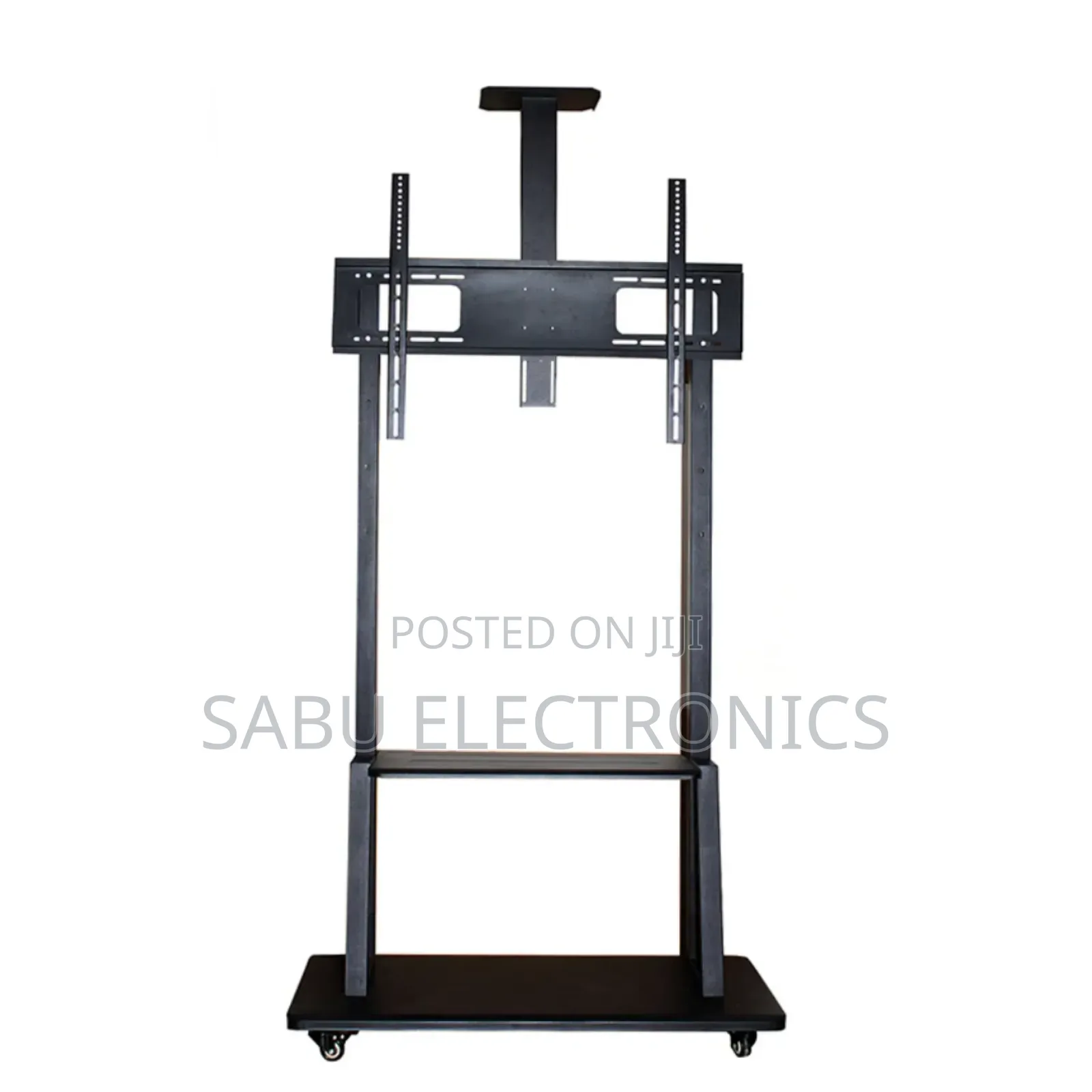 Heavy Duty Adjustable Mobile Tv Stand Trolley for 32–100 Inch Screens