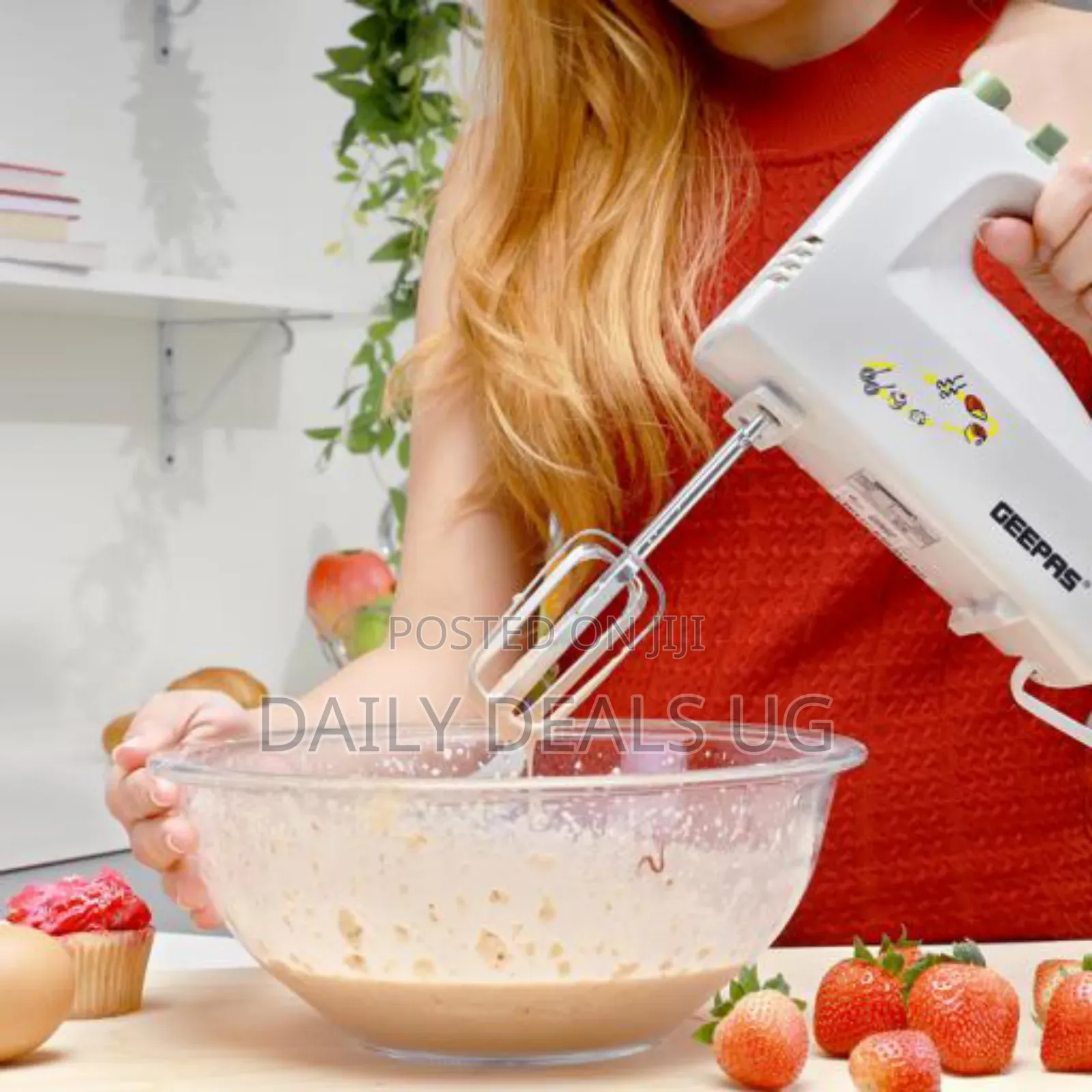 Hand Mixer/Electric Handheld Mixer for Baking/ Geepas