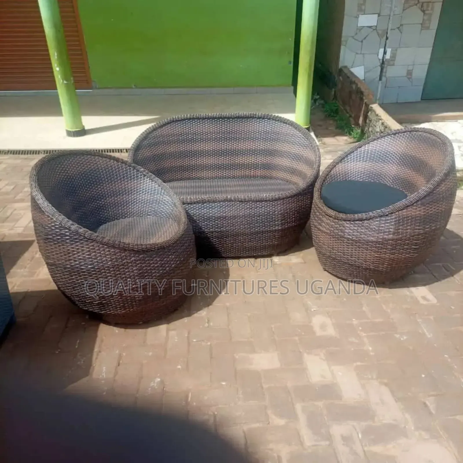 Basket Design 4 Sitter Rattan Chairs