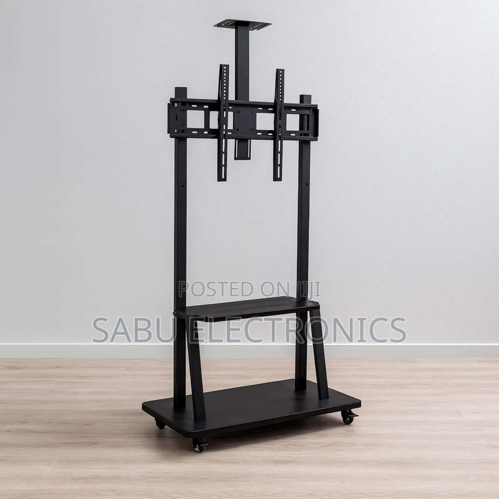 Premium Heavy-Duty Rolling Tv Stand | Fits 32"–100" Screens