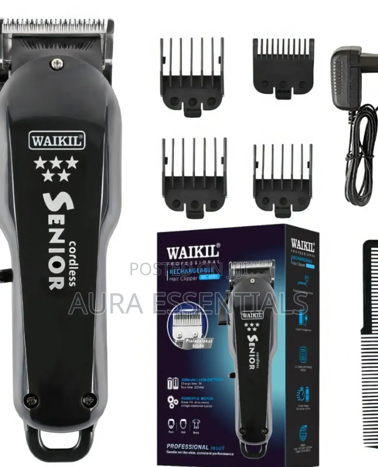 Unique Professional Rechargeable Cordless Hair Clipper