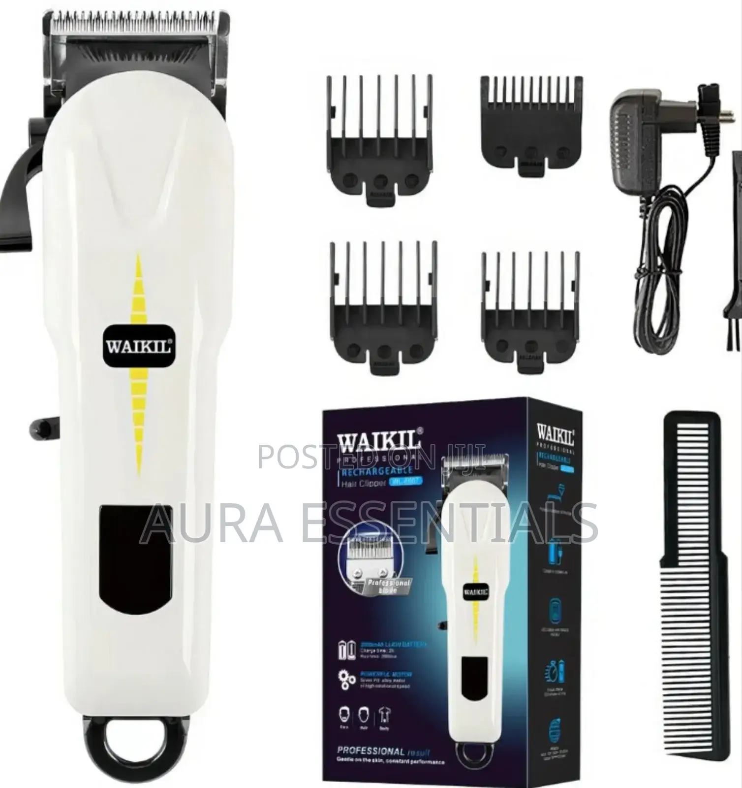 Unique Professional Rechargeable Cordless Hair Clipper