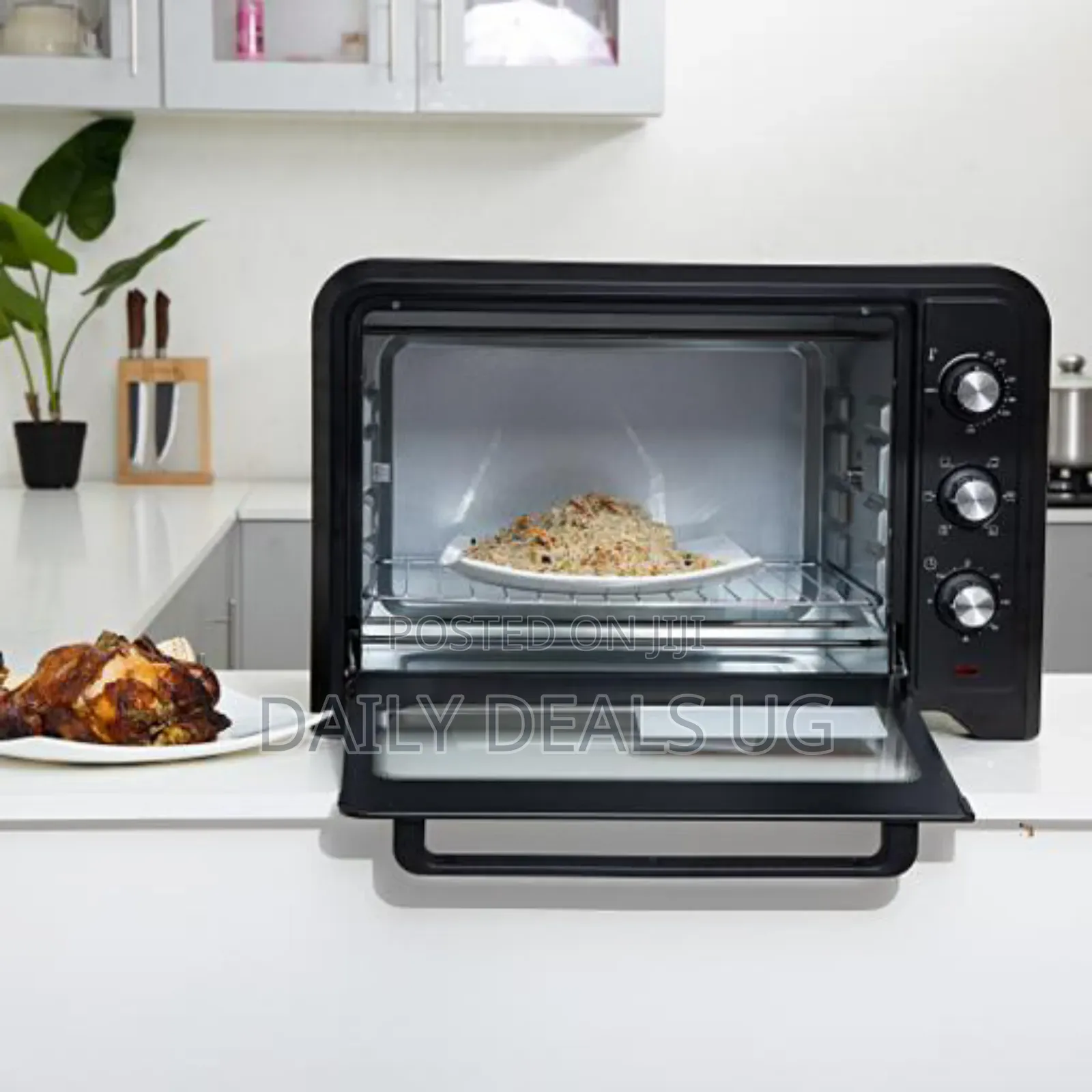 2000w Electric Oven With Rotisserie 42l Geepas Go4450