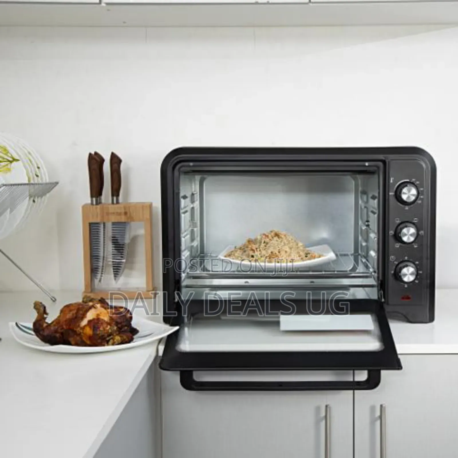 2000w Electric Oven With Rotisserie 42l Geepas Go4450