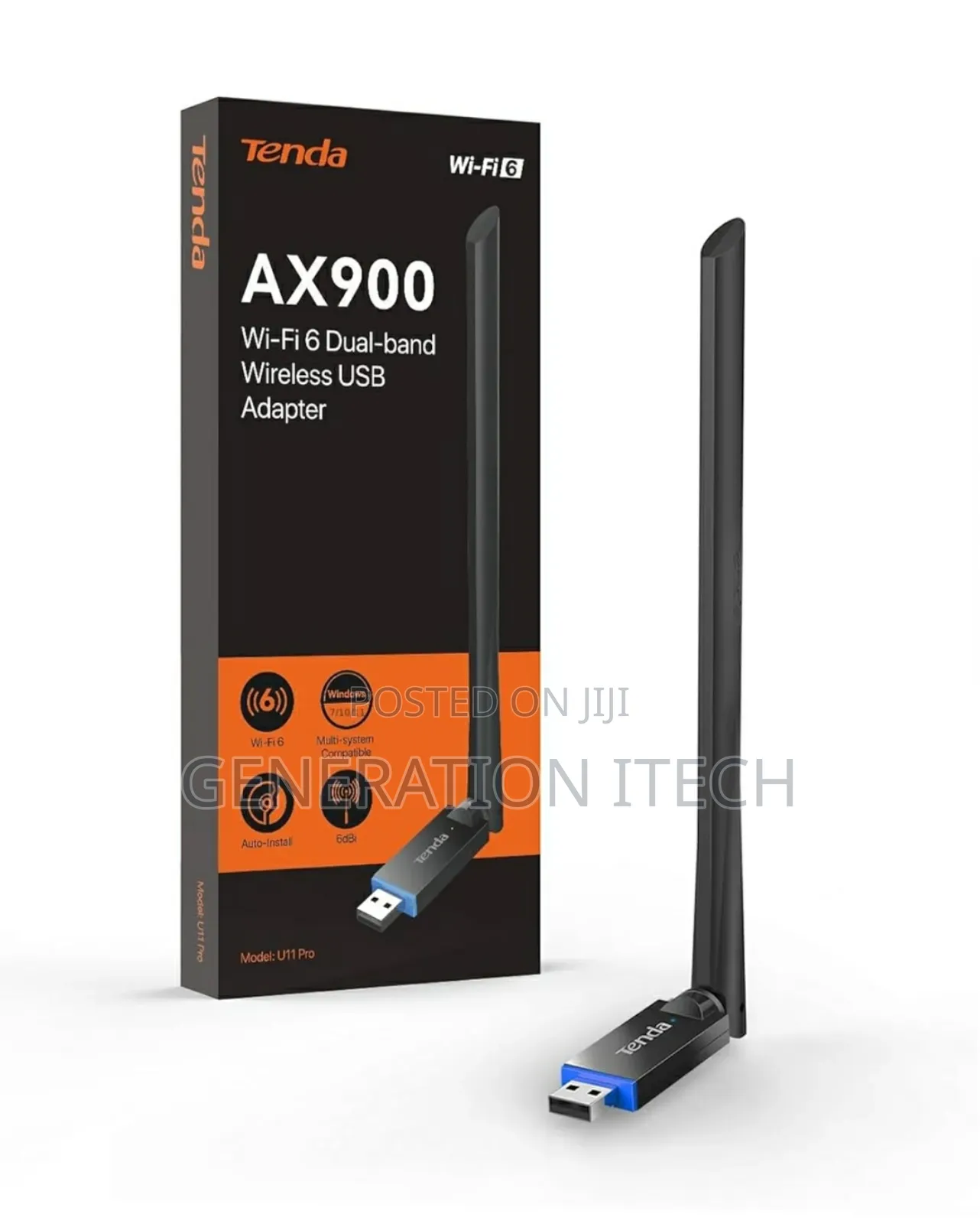 Tenda Ax900 Usb Wifi Adaptar - Wifi 6, Dual Band 5ghz and 2.4ghz