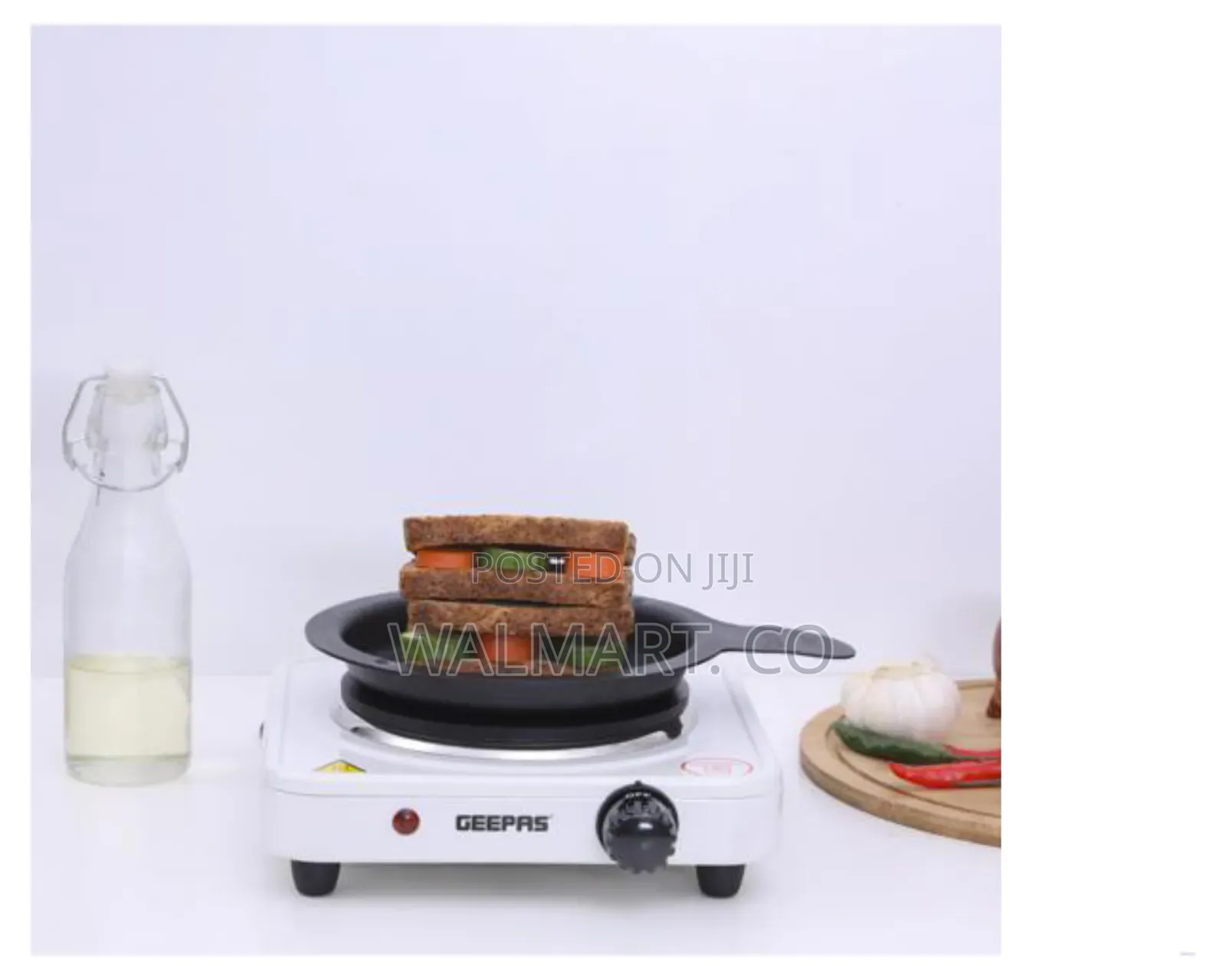 1000w Geepas Single Hot Plate for Flexible and Precise Table Cooking