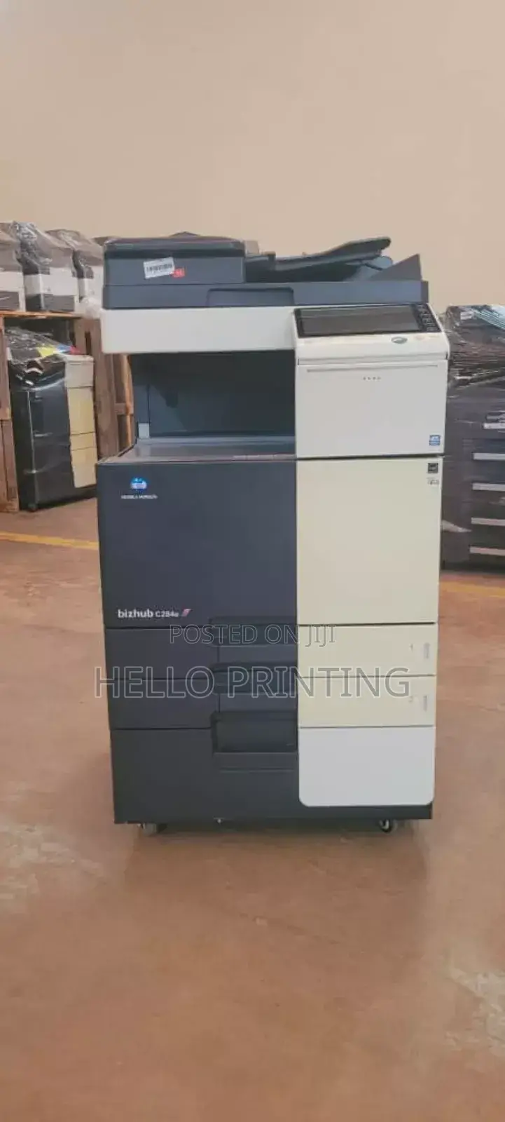 Safe Secure Print Environment -Bizhub C284e
