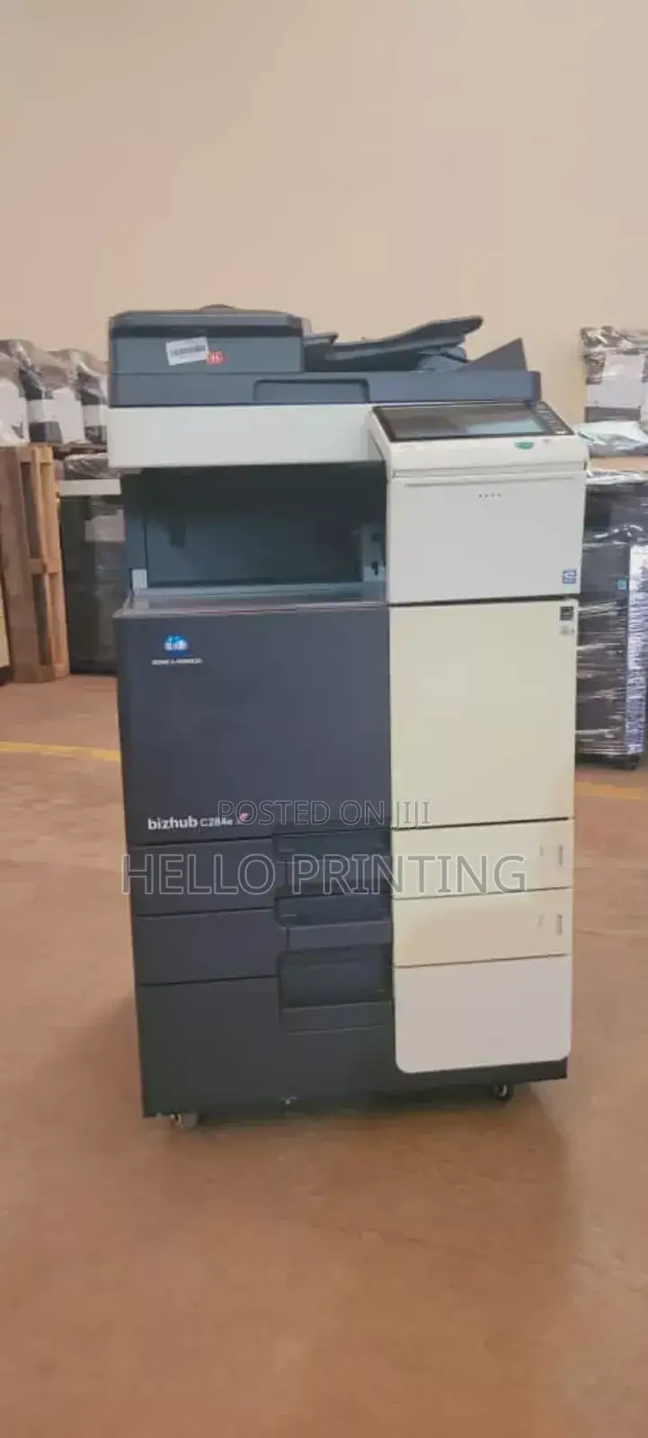 Secure Print With Password Access -Bizhub C284e