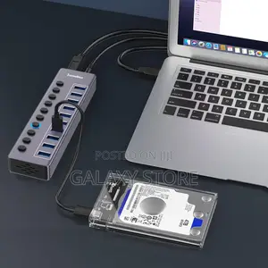 10 Ports Usb 3.0 Hub for 5gbps Data Transfer