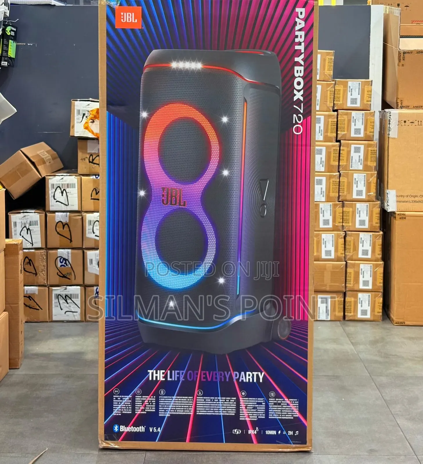 JBL Partybox 720 Now With Rechargeable Battery