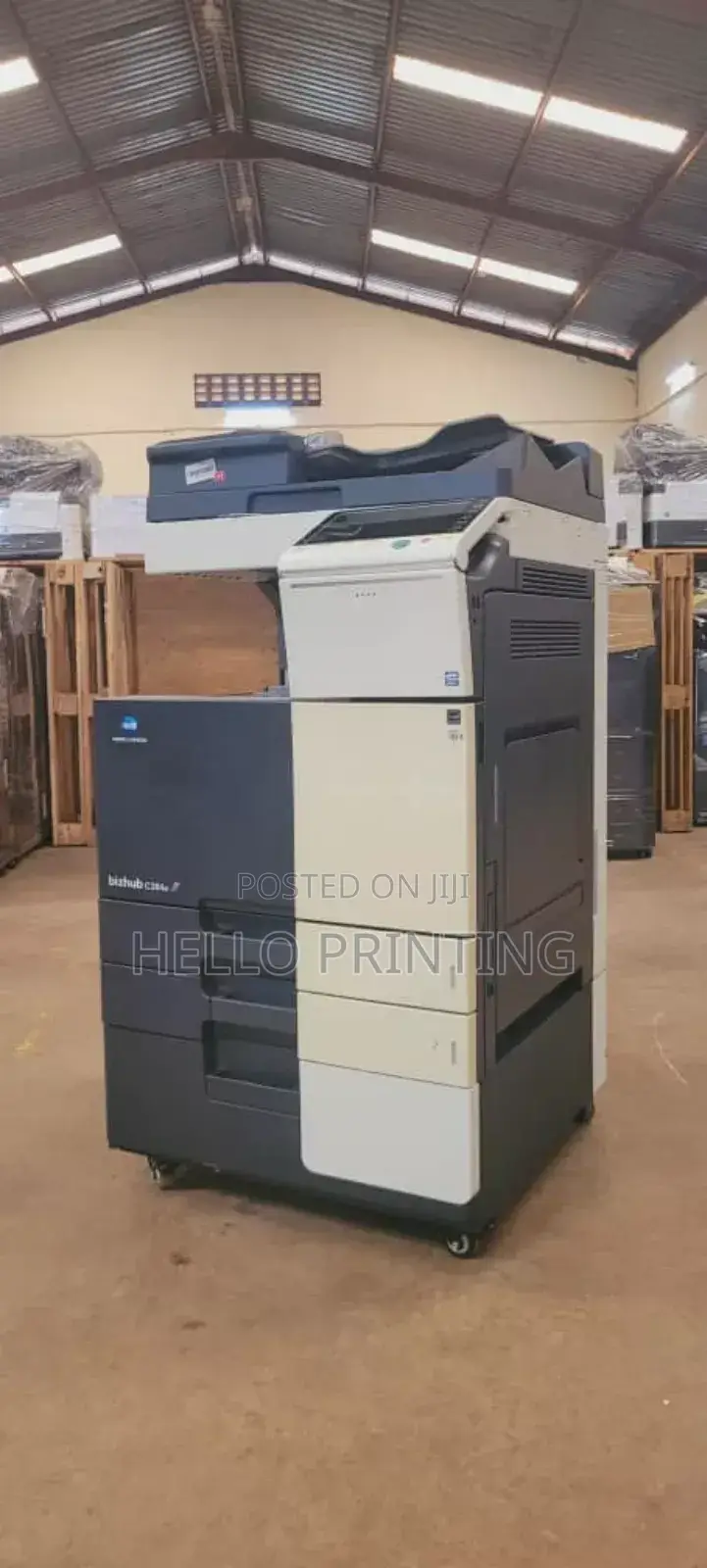 Remote Print Support With Bizhub C284e.