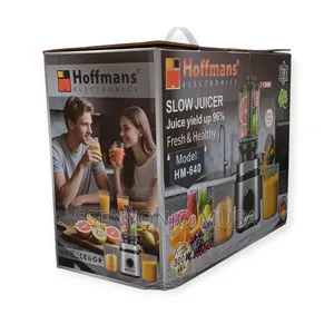 Hoffmans Hm-640 Slow Juicer - 96% Juice Yield 300w Power