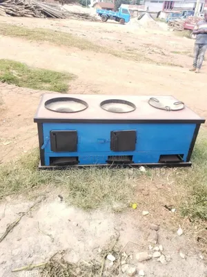 Movable Domestic Stove for Charcoal and Firewood