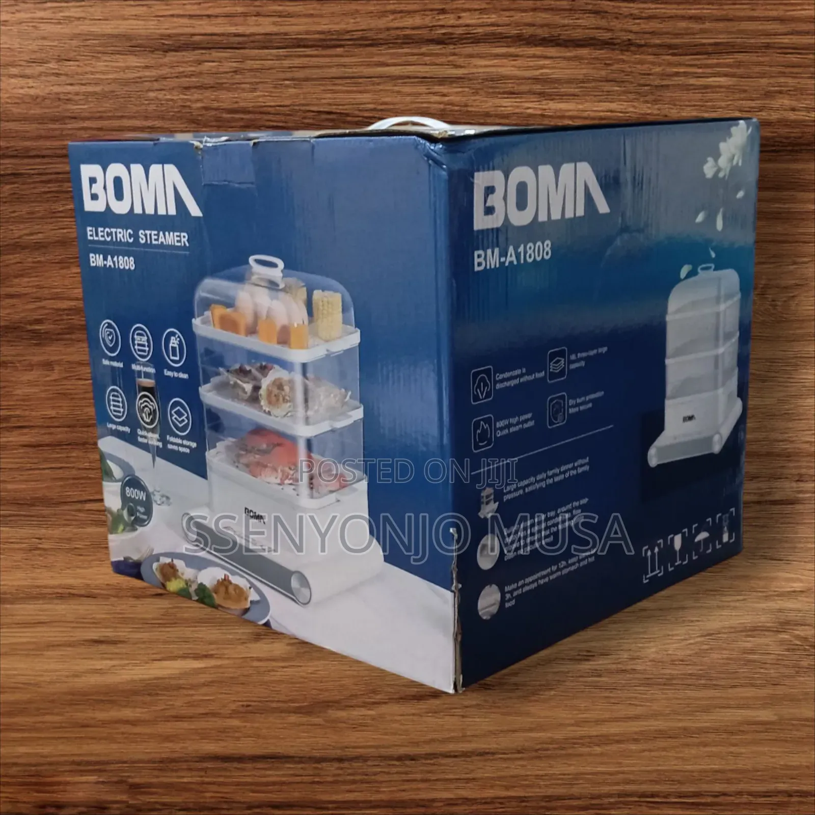 Bomn Bm-A1808 Electric Food Steamer - 800w Power Multi-Function