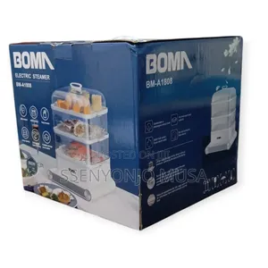 Bomn Bm-A1808 Electric Food Steamer - 800w Power Multi-Function
