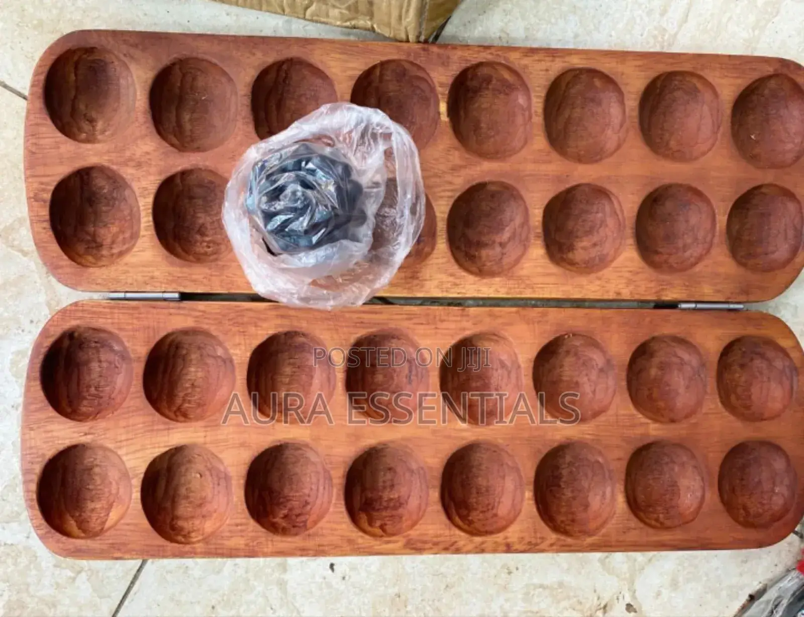Unique New Wooden Omweso Board