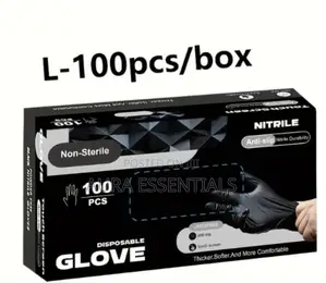 100pcs Black Disposable Multifunction Gloves