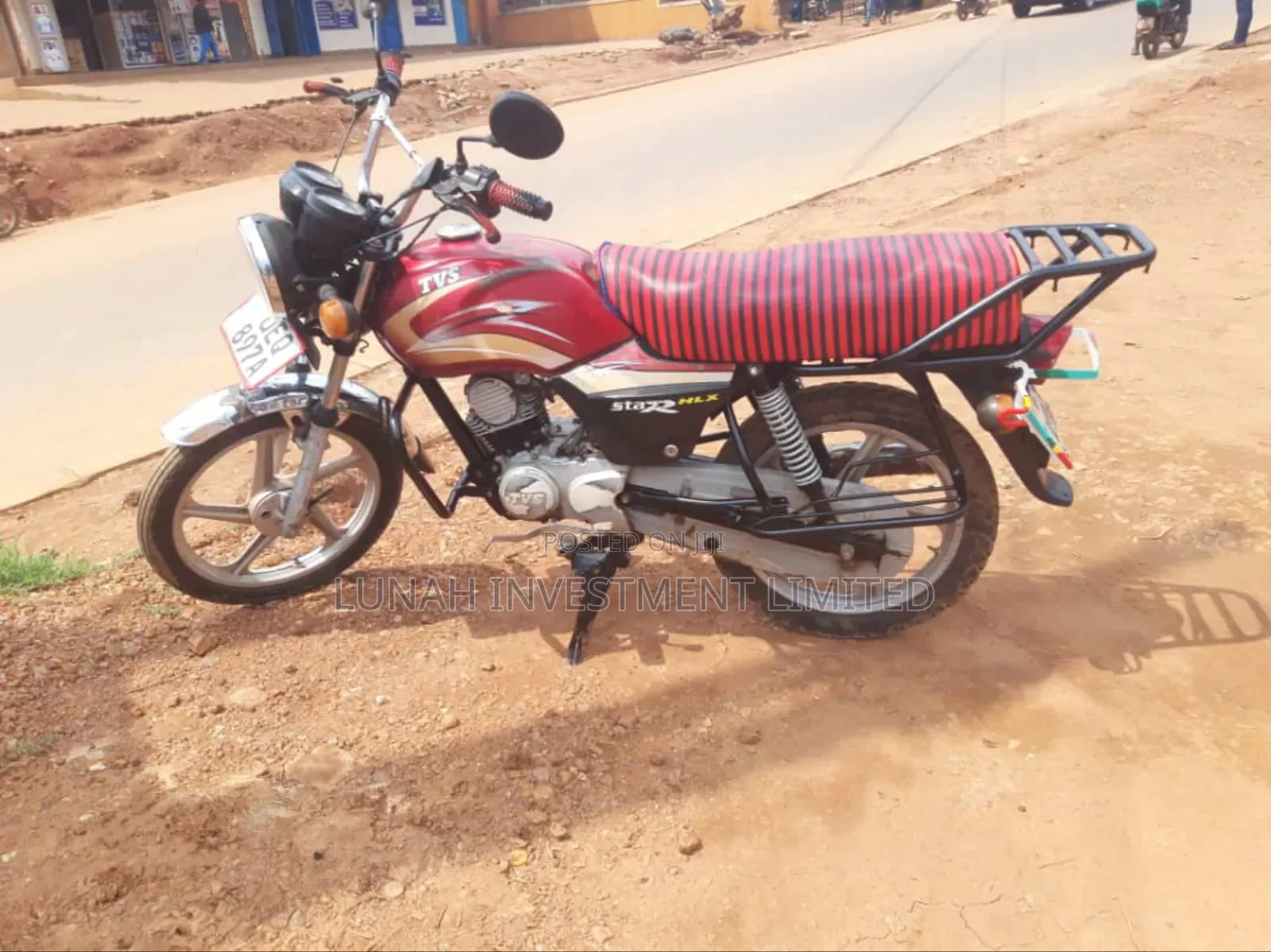 TVS XL 100 2020 Red