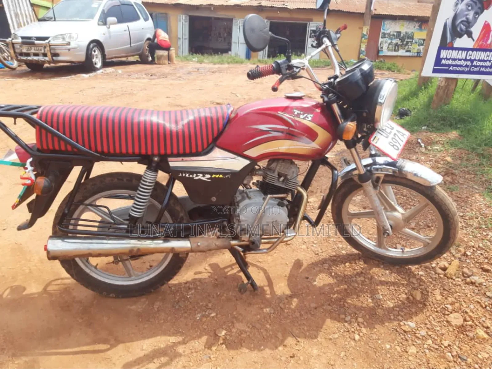 TVS XL 100 2020 Red