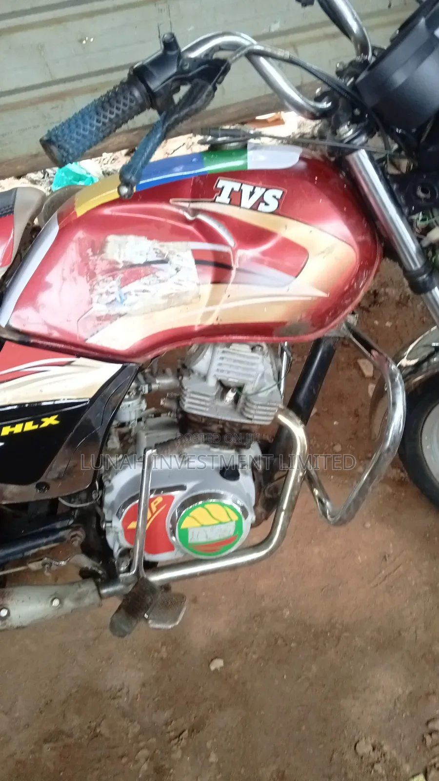 TVS XL 100 2020 Red