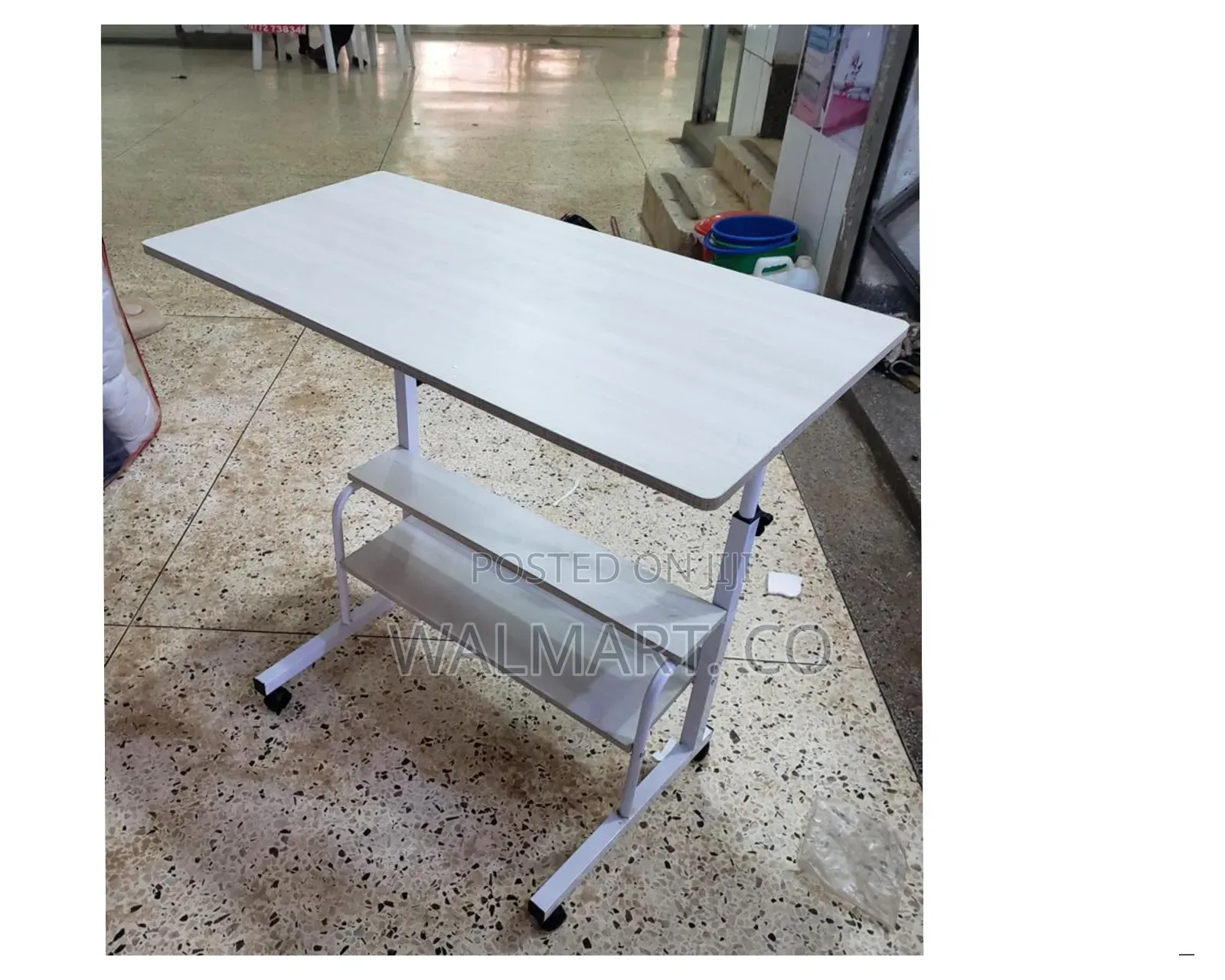 Adjustable Laptop Table-White
