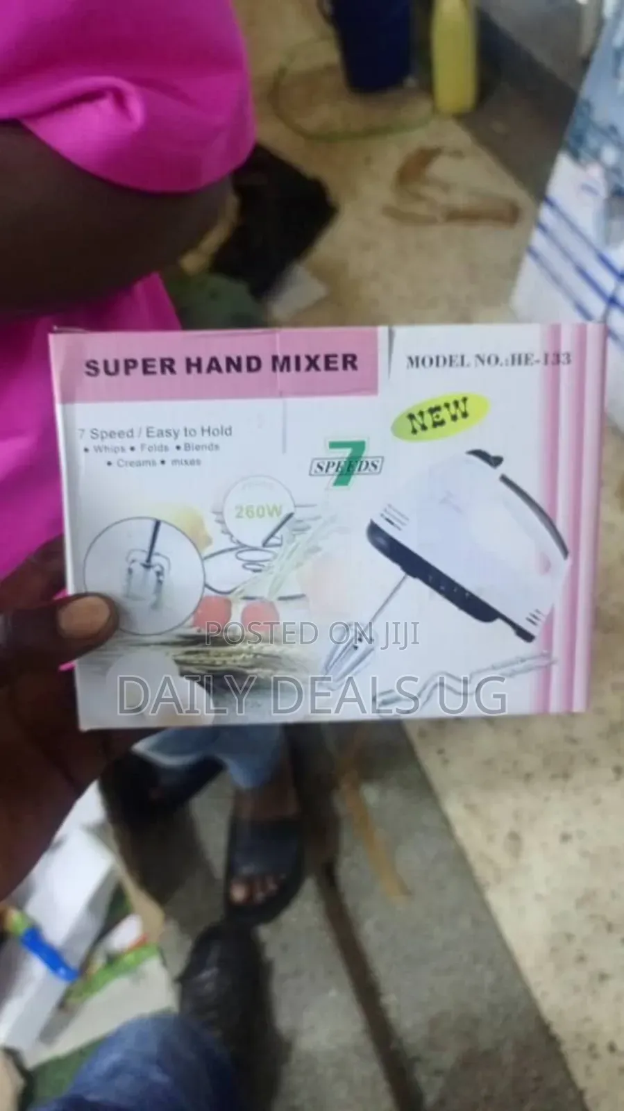 Super Hand Mixer He-133 7 Speeds