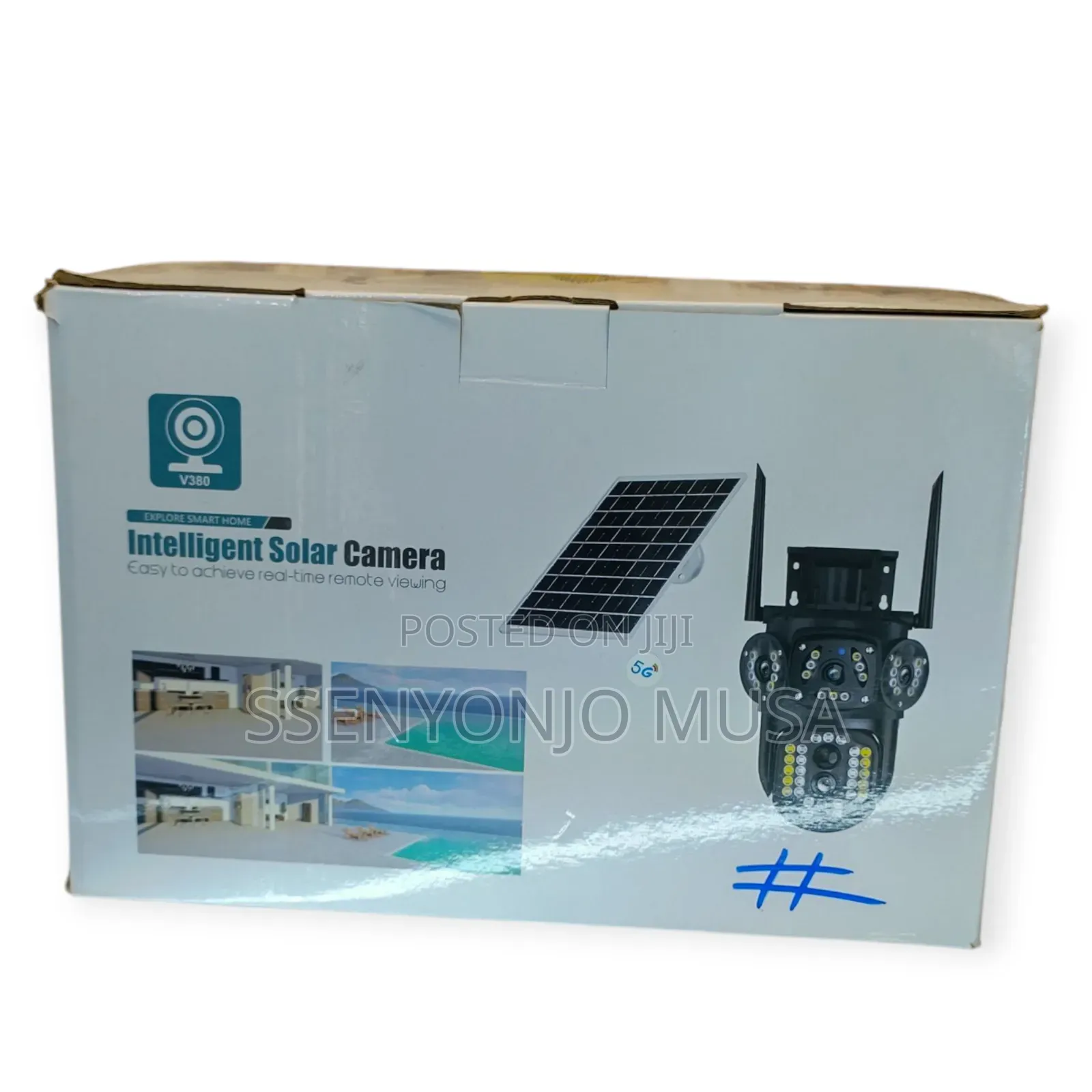 V360pro 4g Solar Camera - 1080p PTZ CCTV With 32g Card