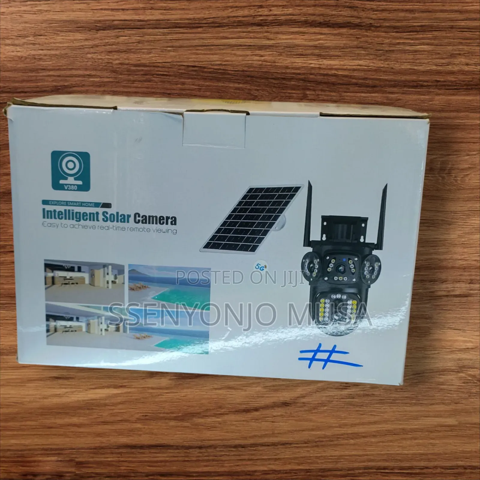 V360pro 4g Solar Camera - 1080p PTZ CCTV With 32g Card