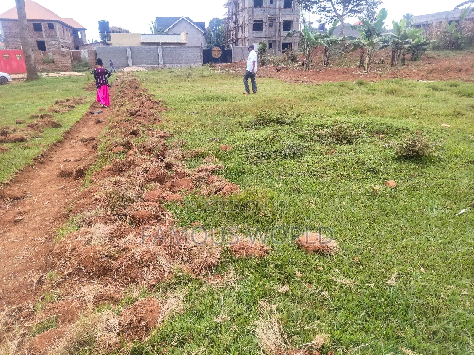 Nkumba Road Side Plot on Sale 140ft by 50ft on Kasenyi Main Road