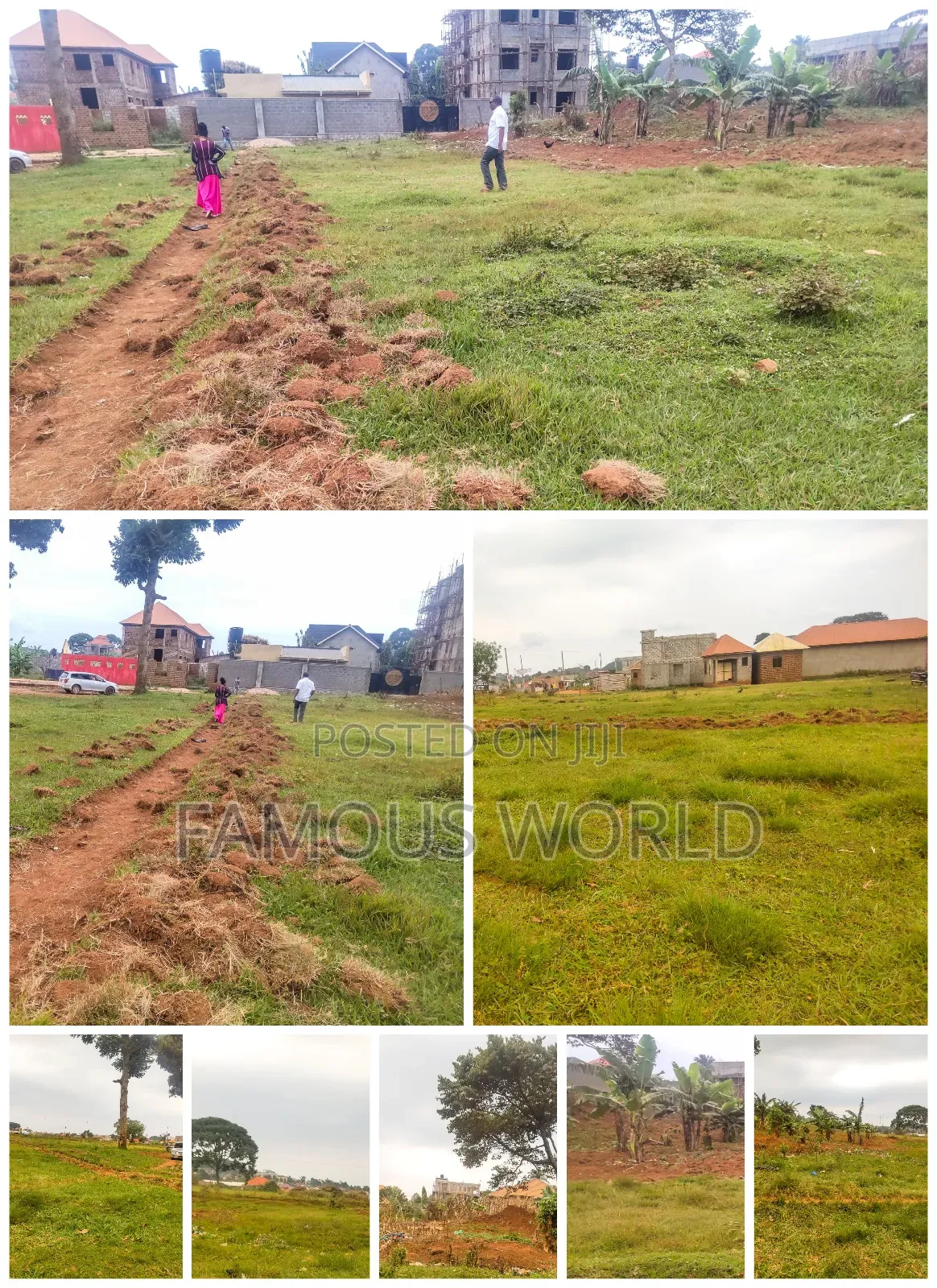 Nkumba Road Side Plot on Sale 140ft by 50ft on Kasenyi Main Road