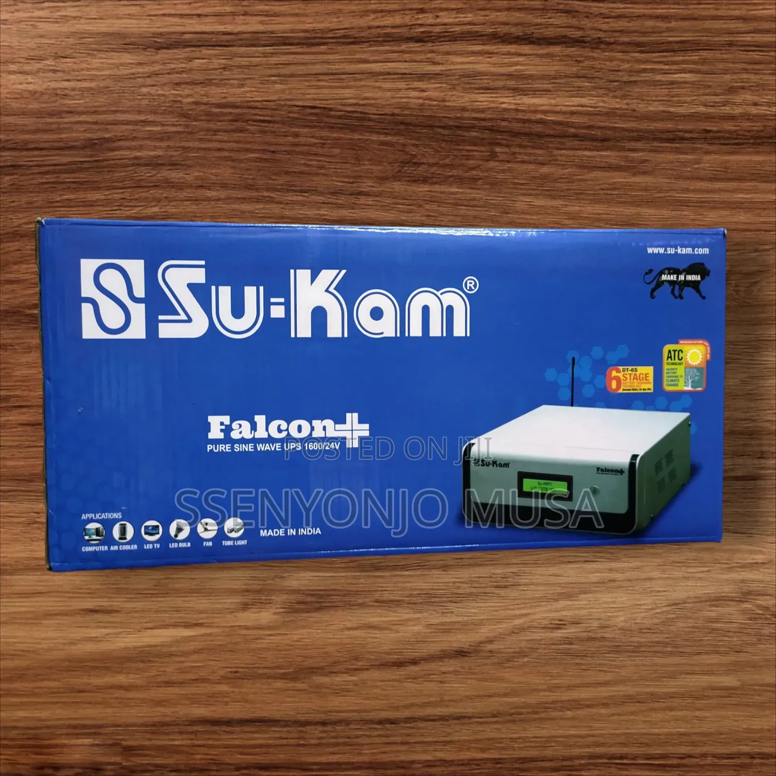 Sukam Falcon+ 1600/24v Inverter With LCD Advanced Charging