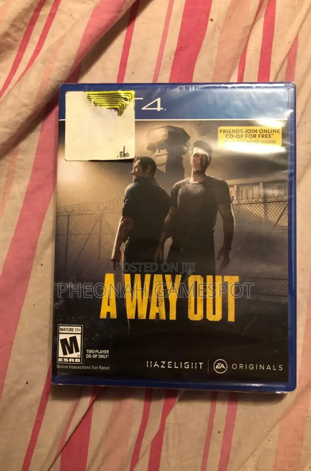 Away Out Game Cd for Ps4