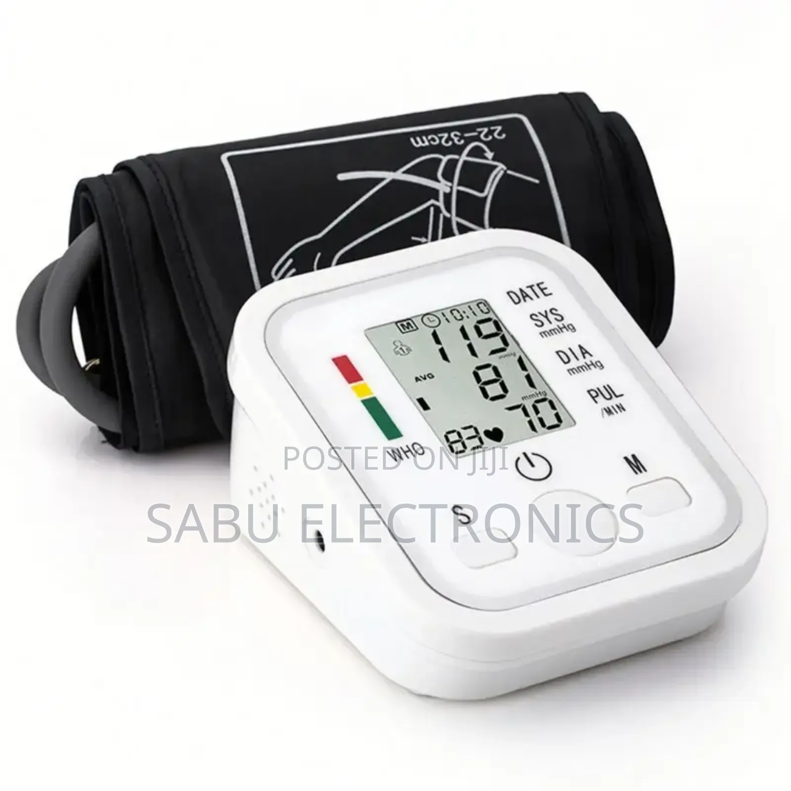 Digital Upper Arm Blood Pressure Machine -Automatic With Large Display