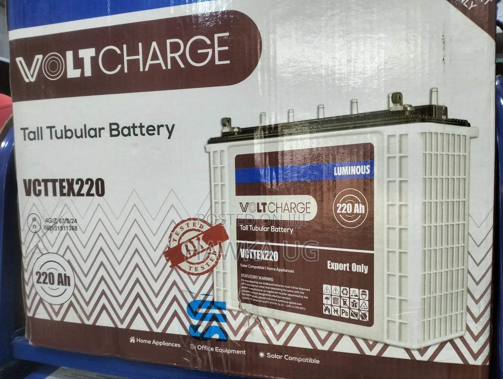 220ah Luminous Tubular Batteries