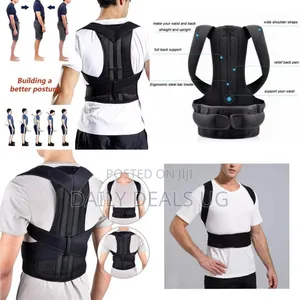 Black Black Back Vest Support