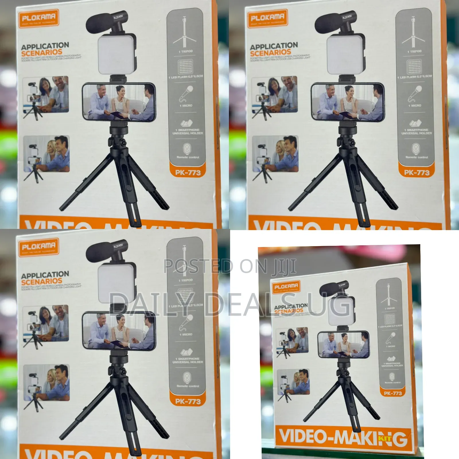 Plokama Video Making Kit Pk778 With Microphone for Vlogging