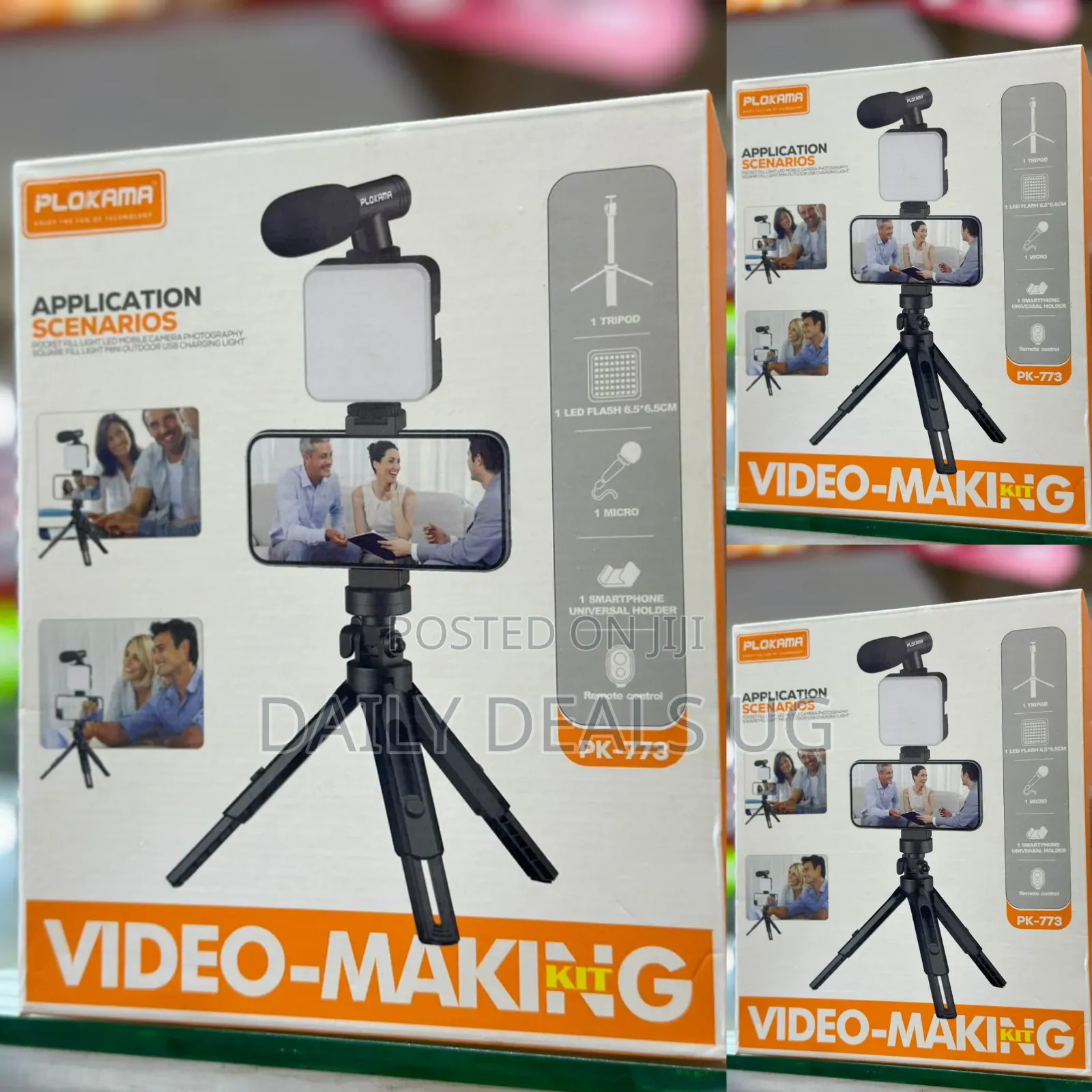 Plokama Video Making Kit Pk778 With Microphone for Vlogging