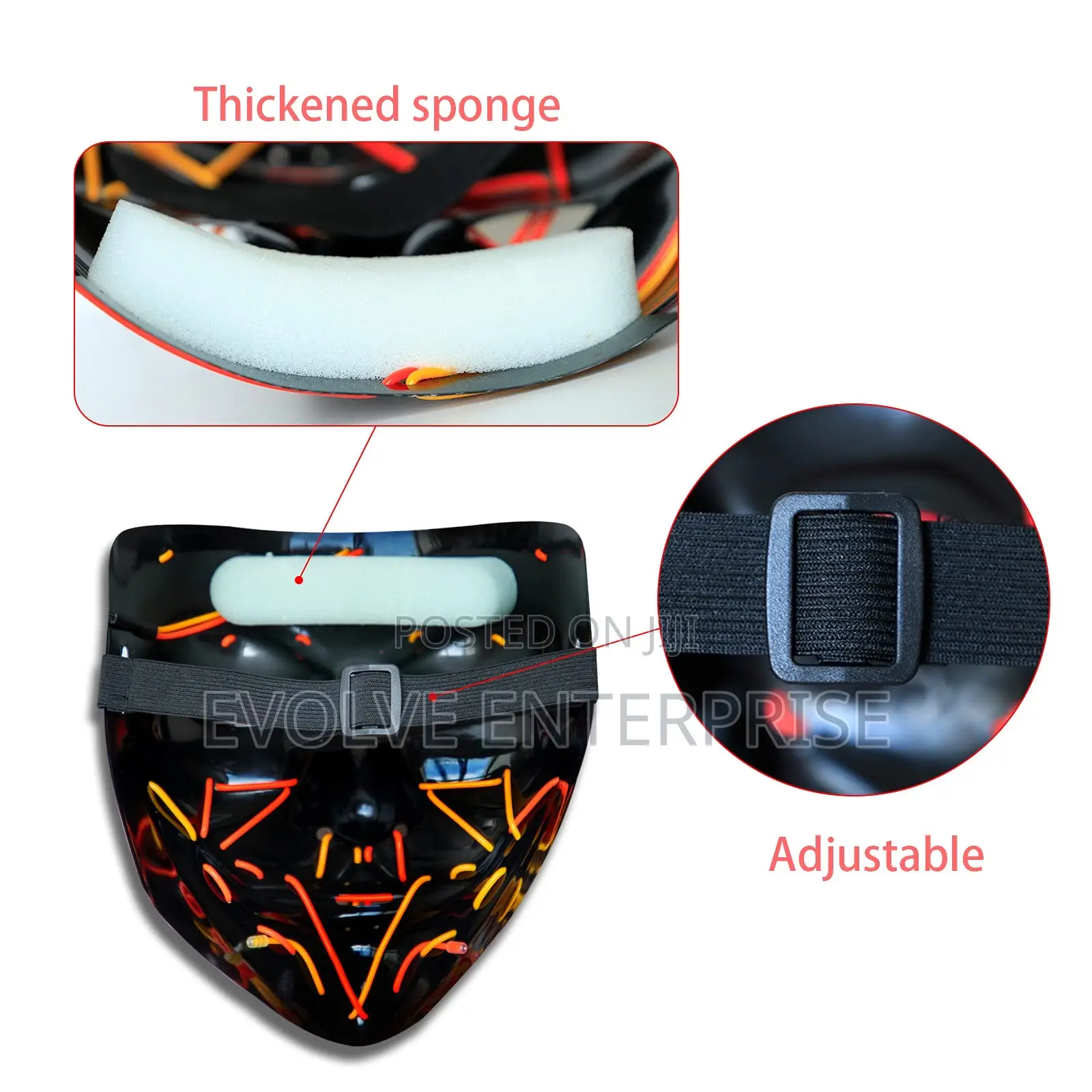 Led Light Up Mask
